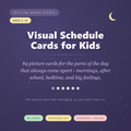 Included: 84 visual schedule routine cards