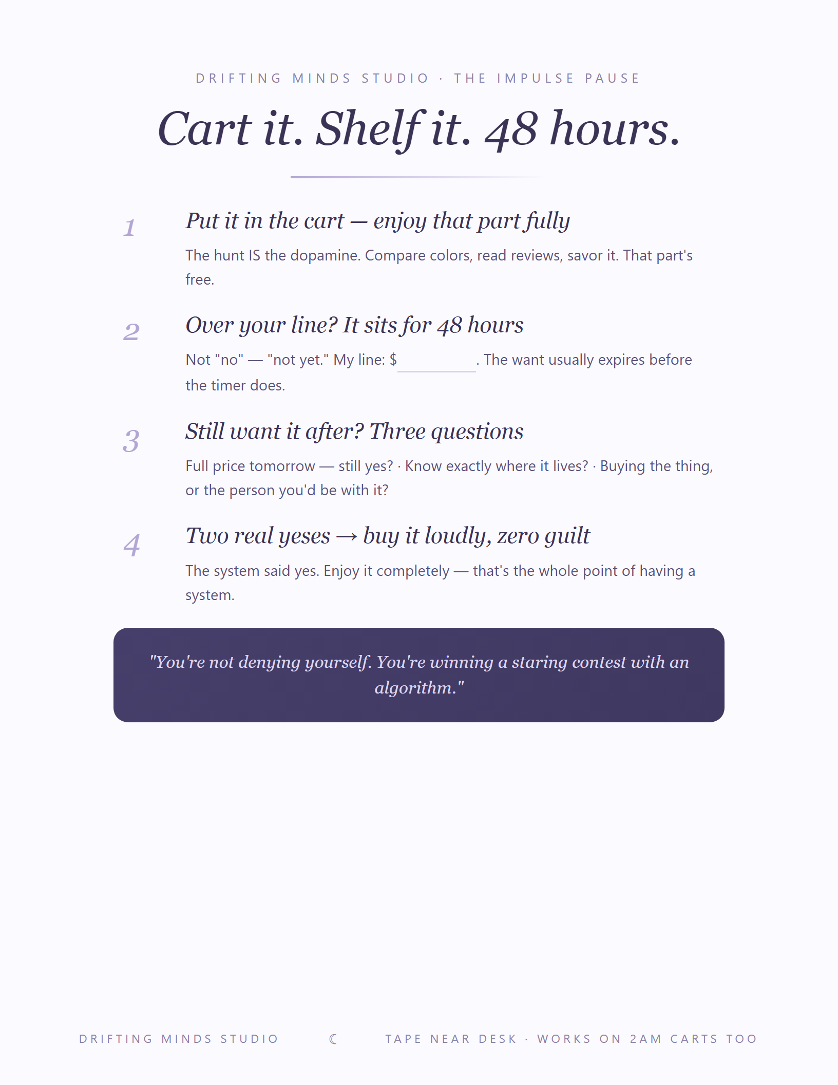 The 48-Hour Shelf poster preview